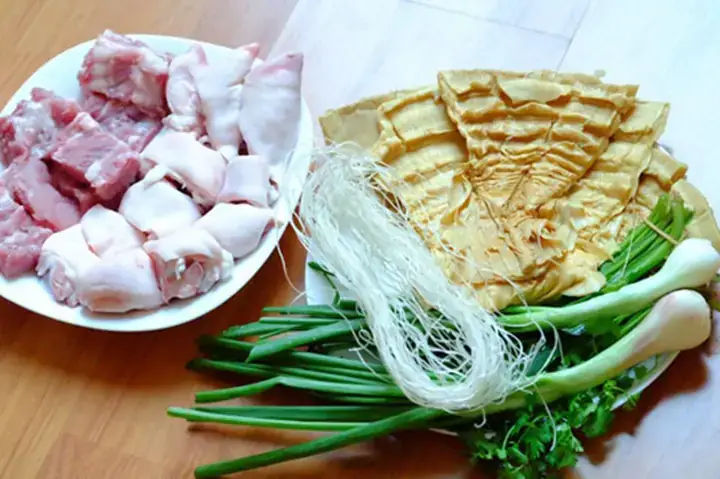 Cách Nấu Miến Măng Xương
