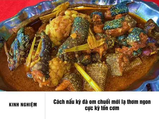 Cách Nấu Thịt Kỳ Đà