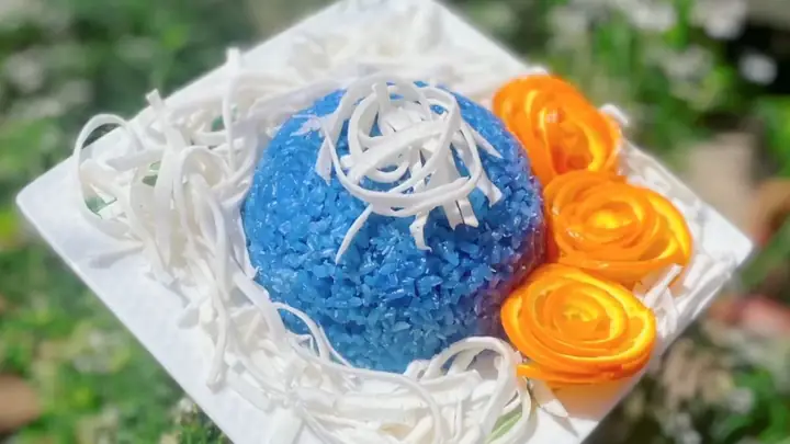 Cách Nấu Xôi Hoa Đậu Biếc Bằng Nồi Cơm Điện