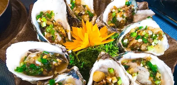 Cách Nướng Hàu Mỡ Hành
