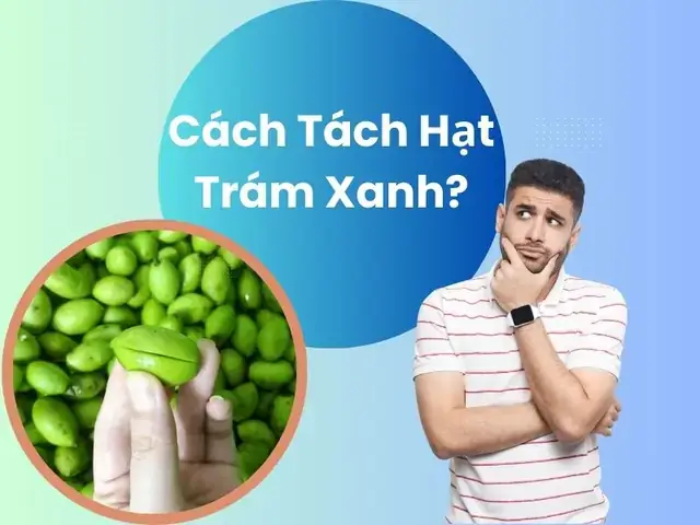 Cách Tách Hạt Trám Xanh