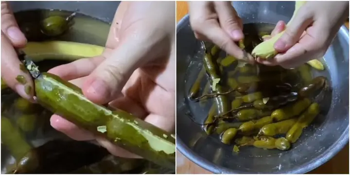 Cách Tách Vỏ Me Sống