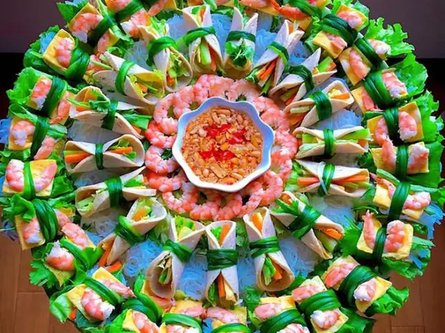 Cách Trang Trí Gỏi Cuốn Đẹp