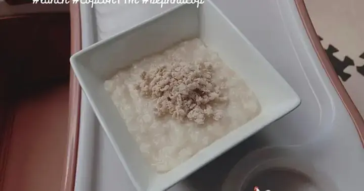 Cháo Củ Cải Trắng Thịt Gà