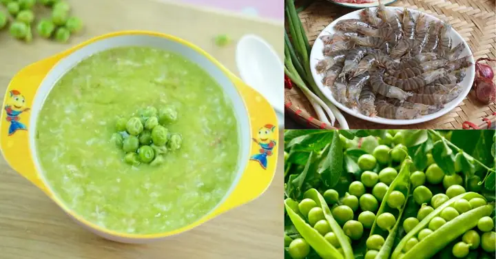 Cháo Đậu Hà Lan Tôm