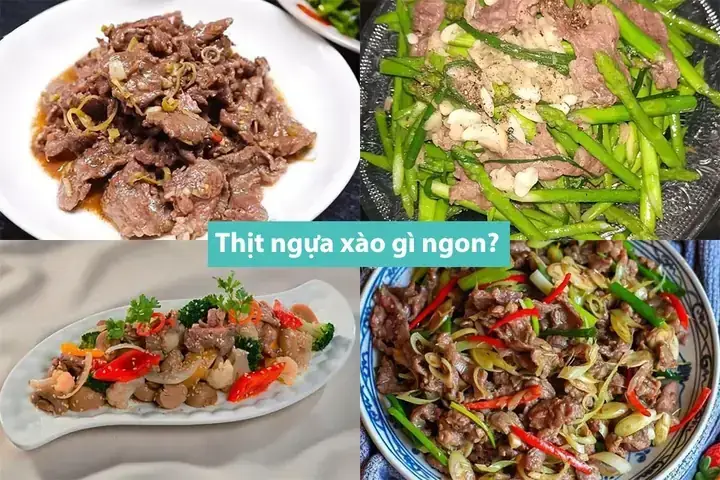 Chế Biến Thịt Ngựa Xào Lá Lốt