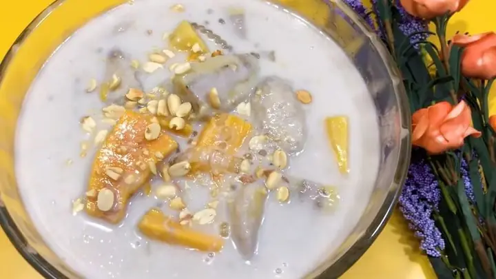 Chè Chuối Khoai Lang Nước Cốt Dừa