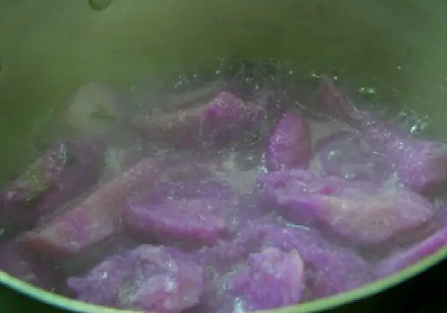 Chè Trôi Nước Khoai Mỡ Tím