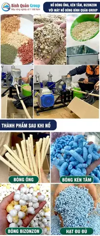 Công Thức Nổ Bỏng Gạo Ngon