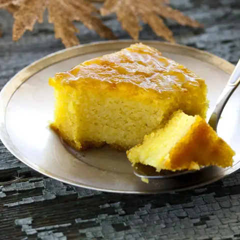 Gateau De Semoule Aux Pommes