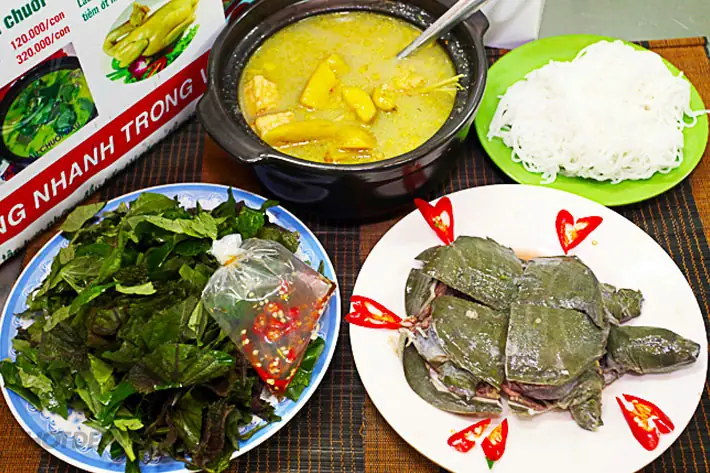 Giá Ba Ba Nấu Chuối