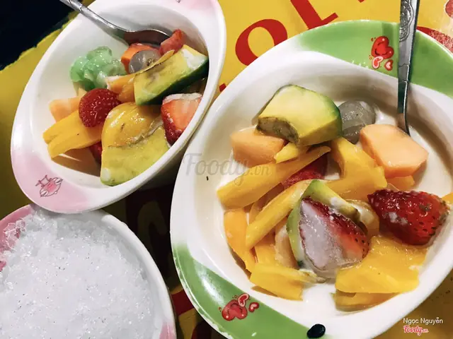 Hoa Quả Dầm Hoa Béo