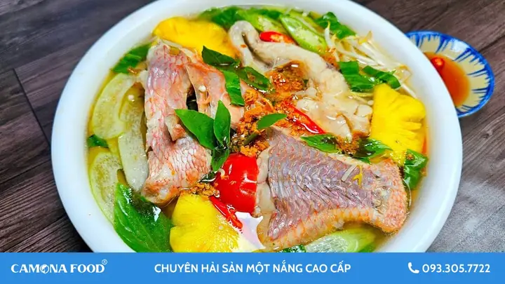 Khô Cá Sặc Nấu Canh Chua
