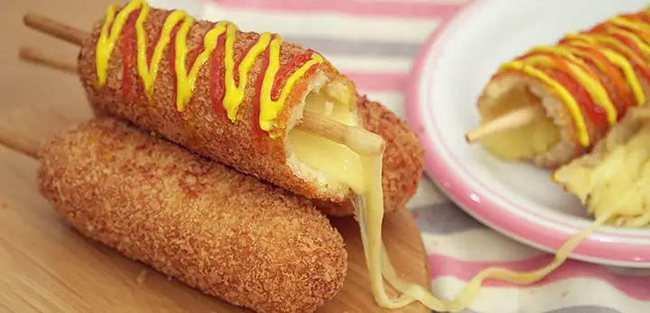 Làm Bánh Hot Dog Hàn Quốc
