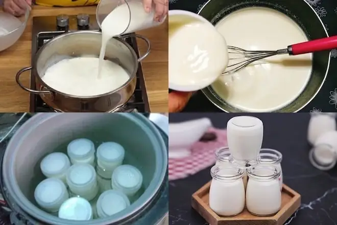 Làm Sữa Chua Từ Sữa Tươi Và Sữa Đặc