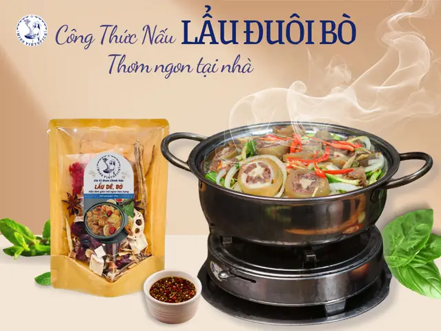 Lẩu Đuôi Bò Nấu Chao