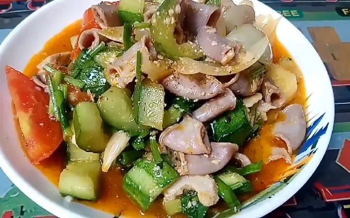 Lòng Lợn Xào Cà Chua