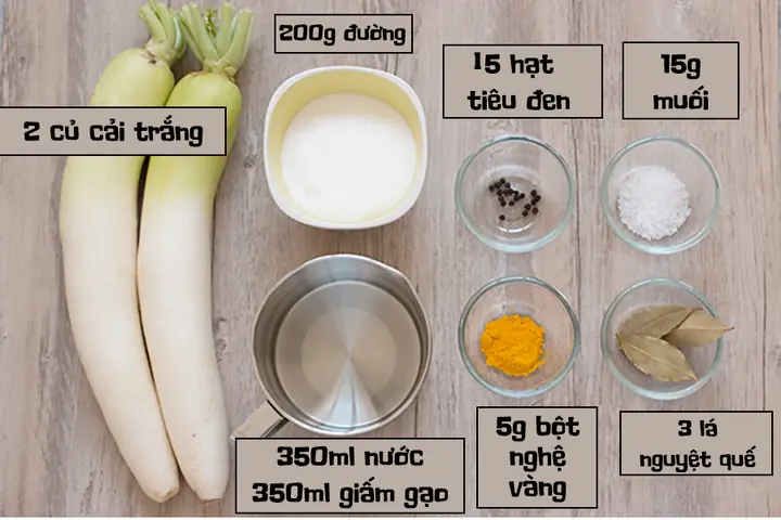 Mua Củ Cải Muối Hàn Quốc