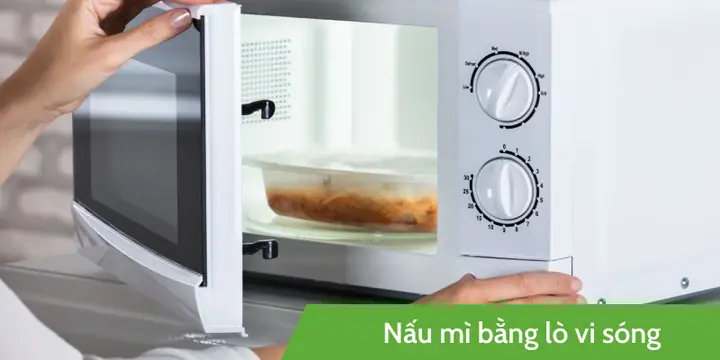 Nấu Mì Tôm Bằng Lò Vi Sóng