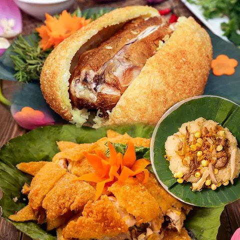 Nấu Xôi Gà Hạt Sen