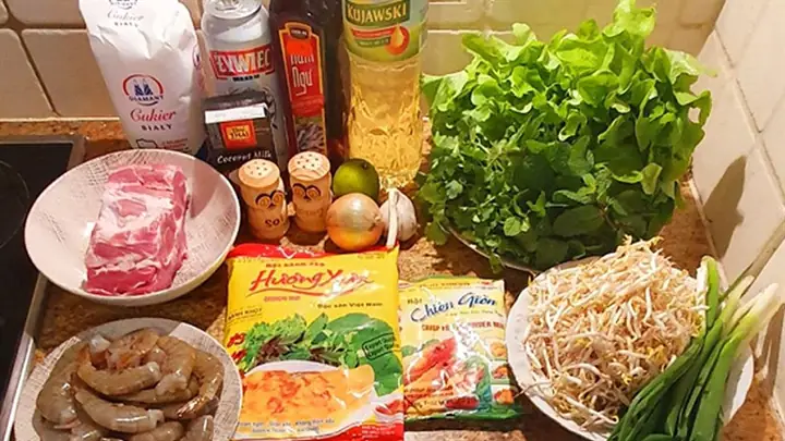 Nguyên Liệu Làm Bánh Xèo