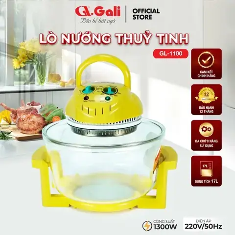 Nướng Khoai Bằng Lò Nướng Thủy Tinh