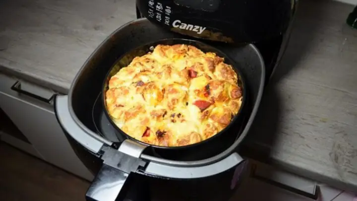 Nướng Pizza Bằng Nồi Chiên Không Dầu