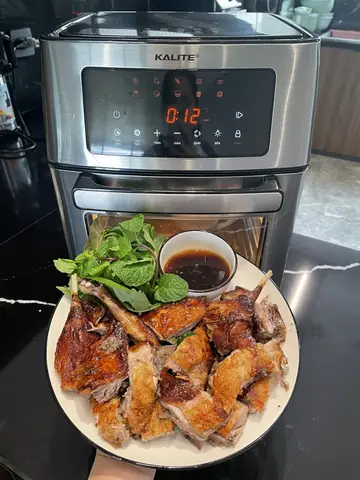 Nướng Vịt Bằng Nồi Chiên Không Dầu