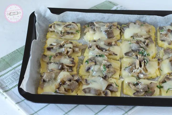 Polenta Con Funghi E Formaggio