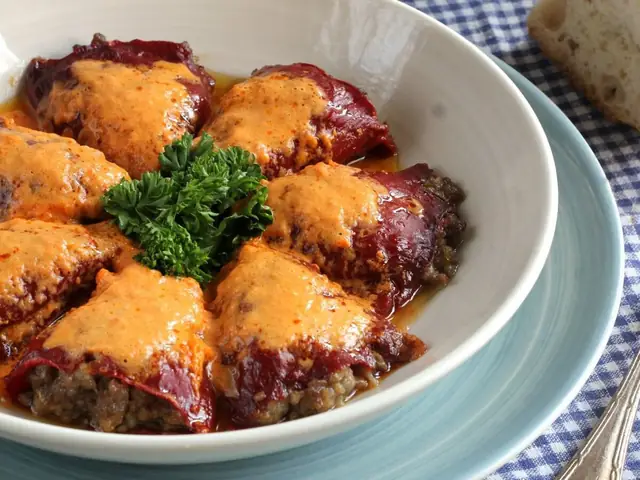 Receta Pimientos Rellenos De Carne
