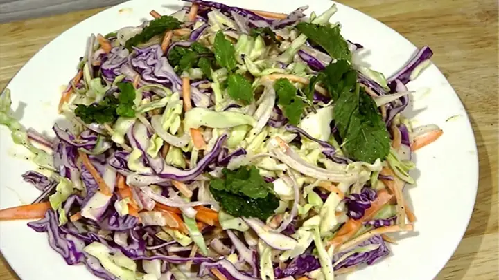 Salad Bắp Cải Tím Mayonnaise