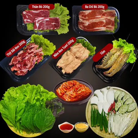 Set Đồ Nướng Tại Nhà