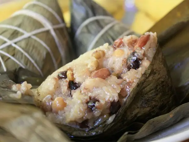 Sticky Rice Wrapped In Banana Leaf