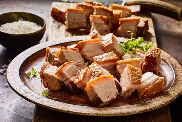 Thịt Ba Chỉ Áp Chảo Trộn Vừng