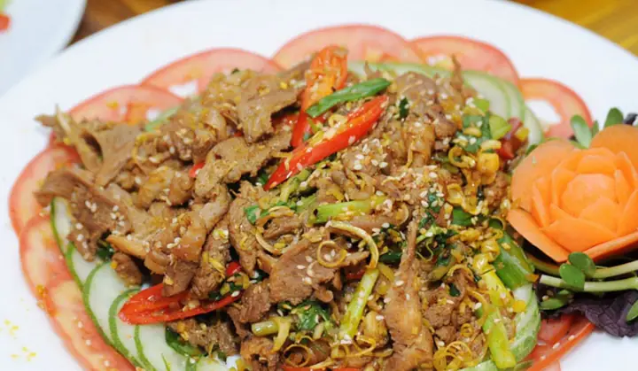 Thịt Cò Xào Sả Ớt