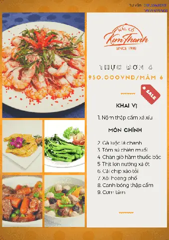 Thực Đơn Mâm Cỗ Cúng