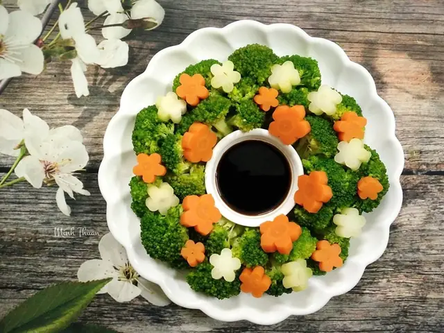 Trình Bày Rau Củ Luộc Đẹp Mắt