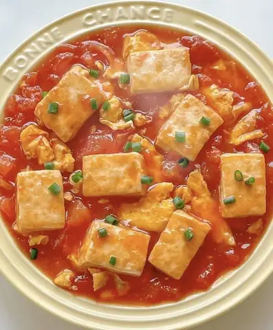 Trứng Đậu Sốt Cà Chua