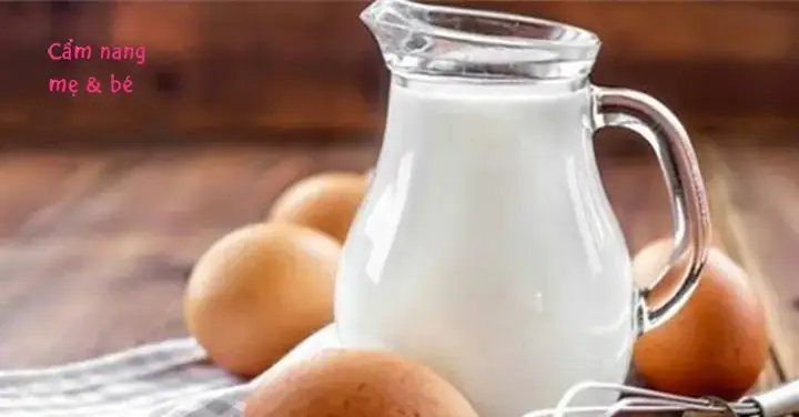 Trứng Gà Với Sữa Tươi Không Đường