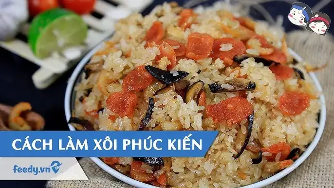 Xôi Phúc Kiến Trứng Non